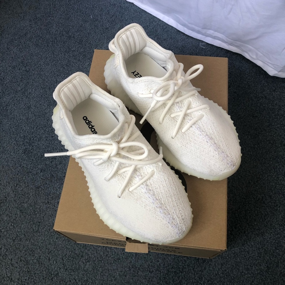 White yeezys